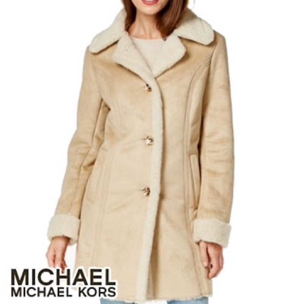 MUST GO!!Michael Kors Sherling Coat